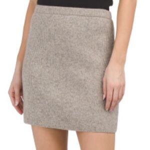 Zara Taupe wool Skirt
